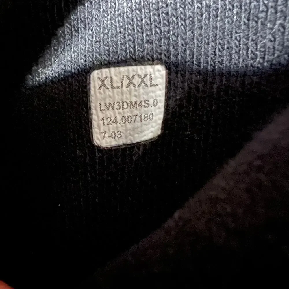 Lululemon Scuba Oversized 1/2 Zip Hoodie Womens XL XXL Black Cropped RVU